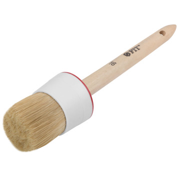 Кисть круглая, натуральная светлая щетина №16 (55 мм)-1