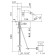 Newform X-STEEL 316 Смеситель для биде на 1 отв., с донный клапаном, излив 13.4см.,цвет: PVD Brushed gun metal. 69623X.59.064