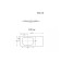 Kerama Marazzi Magica Столешница из керамогранита для встраиваемых раковин сверху Риккарди 120см, без отв., цвет: серый матовый