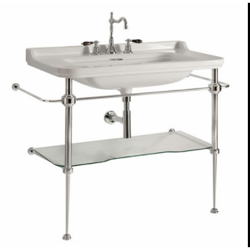 Kerasan Waldorf Консоль 100х42см, напольная, с раковиной на 1 отв., цвет: консоли: cromo (хром)-1