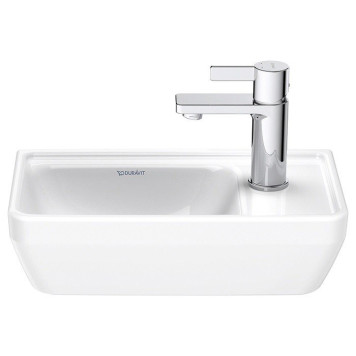 Duravit D-Neo Раковина подвесная, 40см., без перелива, с 1 отв., dx, цвет: белый. 0739400041-2