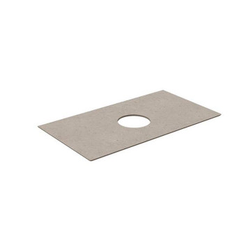 Kerama Marazzi Magica Столешница из керамогранита для накладных раковин Риккарди 90см, без отв., цвет: бежевый матовый. MA.1.0.SG540620R\90-1