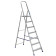 Стремянка Алюмет 7 ступеней алюминиевая матовая