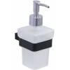 Allen Brau Infinity Дозатор для жидкого мыла, цвет: белый/черный 6.21006-31