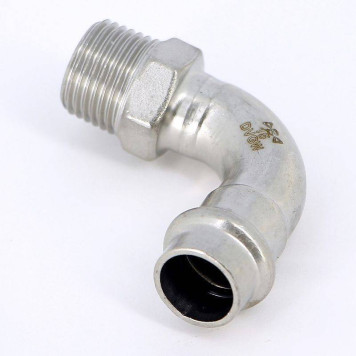 Угол Н-пресс IBP 15 х 1/2 нержавеющая сталь-1