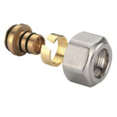 Фитинги цанговые концовка 3/4  для мп труб и труб РЕХ 16*2 GK 71602