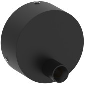 Стилье Короб скрытого подключения для электр. полотенцесушителей d5,7 см, цвет: чёрный матовый 31100-0500