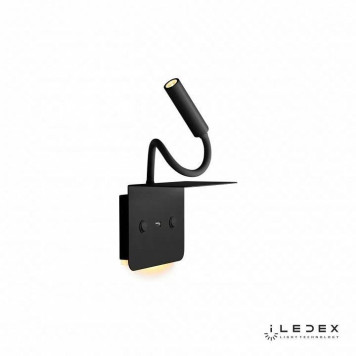 Бра с полкой iLedex Support 7031C BK-3
