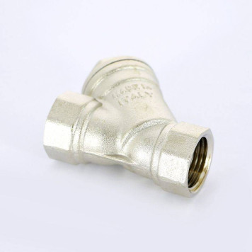 Фильтр косой UNI-FITT ВВ 1/2400 мкм с отверстием для пломбировки никелированный-2