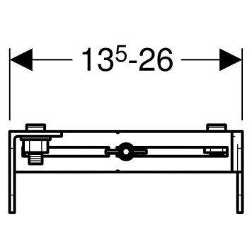 Крепление Geberit GIS к стене-2