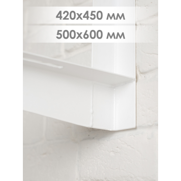 Кронштейн 420x450мм, S=1,5мм, (нагрузка 40 кг), пара SPL-4245S-2