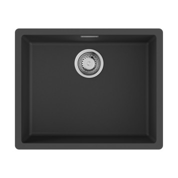 Omoikiri Yamakawa 55T Integra BL Кухонная мойка из Tetogranit 55,6x22 см, цвет: черный 4997269