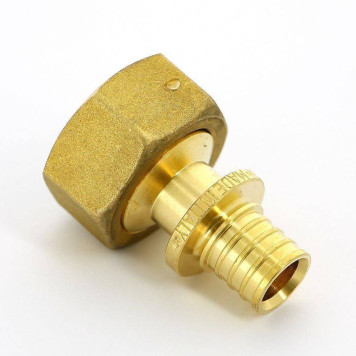 Муфта аксиальная-В Uni-Fitt 16 x 3/4 с накидной гайкой плоской прокладкой