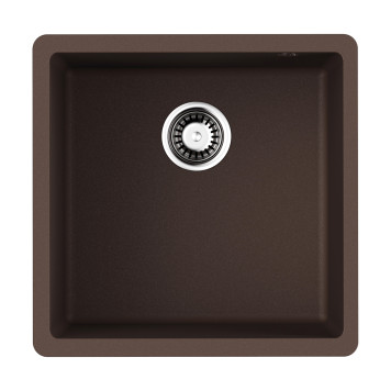 Omoikiri Bosen 44-U ES Кухонная мойка из Tetogranit 44x22 см, цвет: espresso 4997206