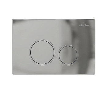 Allen Brau Priority Клавиша смыва 24,5x1,4x16,5h см, цвет: хром 9.20001.00