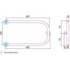 Сунержа П-образный Полотенцесушитель водяной 65x32h, цвет: без покрытия 00-0003-3265