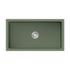 Omoikiri Mikura 83-OL Кухонная мойка Natceramic 84x46 см, цвет: olive 4997082