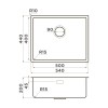 Omoikiri Tadzava 54-U/I Ultra 15-IN Кухонная мойка нерж. сталь 54x44 цвет: нержавеющая сталь 4997116