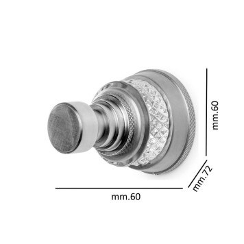Boheme Aura Крючок латунь, хрустальное стекло цвет: хром 10246-CR-1
