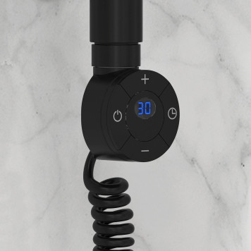 Стилье Формат 12 Полотенцесушитель электрический 55,8x10,6x86,5h см, цвет: черный 31512-8050-2