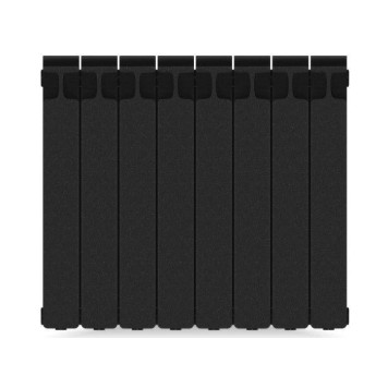 Rifar Monolit 500 8 секций, боковое подключение (антрацит)