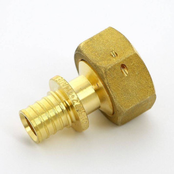 Муфта аксиальная-В Uni-Fitt 16 x 3/4 с накидной гайкой плоской прокладкой-3