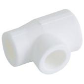 Тройник переходной Kalde 75х25х75 для полипропиленовых труб под сварку (цвет белый) (3212-tio-752575)