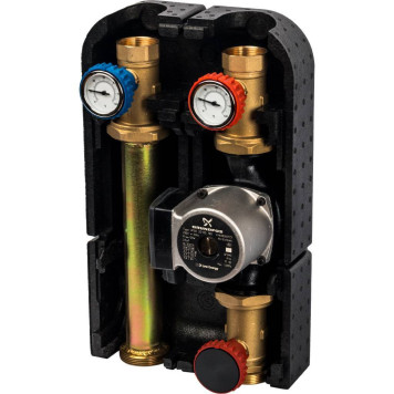 Насосная группа STOUT SDG-0001 с Grundfos UPSO 32-65 в теплоизоляции DN 32-1