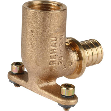 Угольник настенный REHAU RAUTITAN 20-R 1/2 для PEX труб с длинным патрубком-3