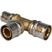 Тройник переходной STOUT 26х26х20 для металлопластиковых труб прессовой (SFP-0005-262620)