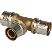 Тройник переходной STOUT 32х26х26 для металлопластиковых труб прессовой (SFP-0005-322626)