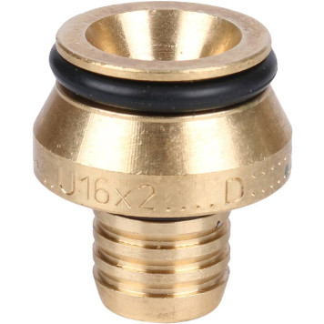 Зажимной адаптер Uponor FLEX-X PE-X 16X1,8/2,0-3/4& ВР Евроконус из латуни.-2
