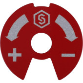 Синий-красный диск для распределительных коллекторов STOUT SMB 6801 000610 (SMB 6801 000610)
