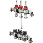 Группа коллекторная Oventrop Multidis SF 3 со встроенными ротаметрами на 3 контура (1404353)