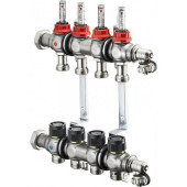 Группа коллекторная Oventrop Multidis SF 4 со встроенными ротаметрами на 4 контура (1404354)