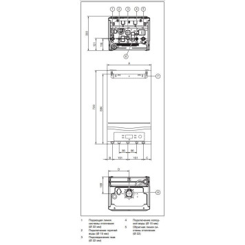 Газовый котел Vaillant VUW 242/5-2- turbo FIT, двухконтурный, 24 кВт (0010020901)-3