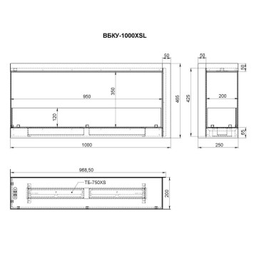Биокамин Firelight BFP-P1000LC left corner-4