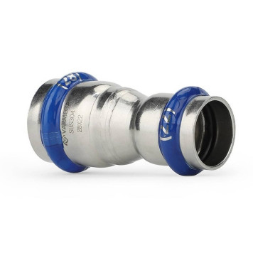 Муфта VARMEGA двухраструбная Inox Press переходная 18x15-1