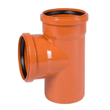 Тройник Ostendorf 110/110x87гр. KGEA наруж.кан. PVC цв.рыжий