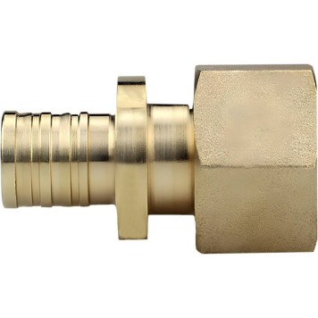 Муфта VARMEGA Slide-fit переходная (переходник) с ВН резьбой, 32х3/4, латунная, аксиальная, VM51318