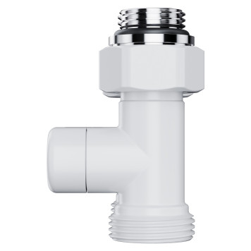 Узел нижнего подключения Royal Thermo Design прямой 1/2х3/4 EK (белый)-3