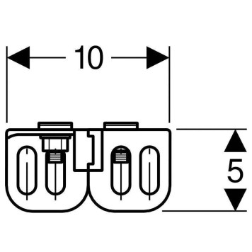 Крепление Geberit GIS к стене-3