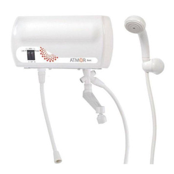 Водонагреватель электрический проточный Ariston 35 кВт душ. лейка Atmor Basic 35 (220)-4