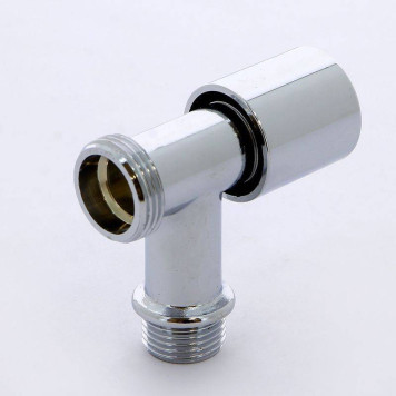 Вентиль угловой для стиральных машин хромированный ITAP 1/2 х3/4-1