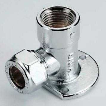 Водорозетка обжим-В хромированная TIEMME 12х1/2