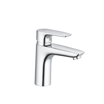Kludi 34 292 0575 PureSolid Смеситель для раковины 100 мм, гладкий, 7 л/мин 342920575