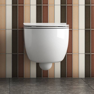 Globo Mode Унитаз подвесной безободковый 53х34 см, цвет: белый-2