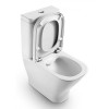 Roca The Gap сиденье с крышкой для унитаза, микролифт, Supralit, цвет: белый. 7.8017.3.200.B
