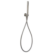 Carlo Frattini Spillo Steel Душевой комплект с ручным душем, шлангом 1500 мм. и настенным держателем с подводом воды, цвет: INOX. F2951/4INOX