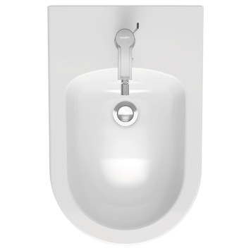 Duravit Me by Starck Биде подвесное 57х37см., с 1 отв. под смеситель, с креплением, цвет: белый. 2288150000-3